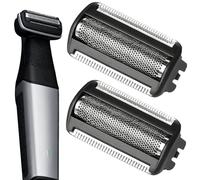 2PCS Replacement Shaver Head for Philips Body Groomer Series TT2000/43 7000 5000 3000 BG5020 BG2000/40 BodyGroomer Shaving Film Heads BRL140 BRL130 Foil Blade Perfect Replacement for Originals