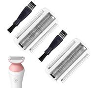 2Pcs Replacement Shaving Foil Head for BRL130 BRL140 BRL175 BRL146 BRE620/630/634/640/650/65/652 Women's Shaver with Brush, Replacement Blades Accessories, Compatible with Electric Shaver Wet and Dry