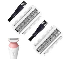 2Pcs Replacement Shaving Foil Head for BRL130 BRL140 BRL175 BRL146 BRE620/630/634/640/650/65/652 Women's Shaver with Brush, Replacement Blades Accessories, Compatible with Electric Shaver Wet and Dry