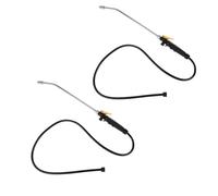 2pcs Replacement Sprayer Wand for Ryobi P2800 P2803, 23.62in Stainless Steel Trigger Pressure Washer Wand with 47.24in Hose Adjustable Nozzle & 2pcs Gaskets Sprayer Parts Fit 3/8'' Hose