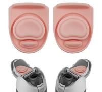 2pcs Replacement Stopper Compatible with Owala FreeSip 24oz 32oz, Water Bottle Top Lid Gasket Parts for Owala 19/24/32/40oz Water Bottle,Silicone Gasket Seal Bottle Cap Mouth Stopper Plug,Pink