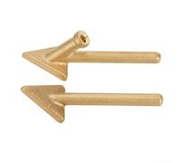 2PCS Replacement Tips for 80 Watt Plastic Welding Iron, Compatible with TPO TEO PP Auto Bumper Repair, Gold Color Steel Heating Element