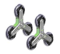 2pcs Replacement Wheel Triangle Casters Designs Utility Cart Wheel Replacement Suitable for Stair Climbing Shopping Shopping Accessories