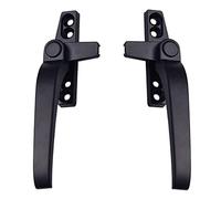 2Pcs Replacement Window Handles Right/Left Hand,Zinc Alloy Window Hardware,Window Handle Lever Casement Locking Handle