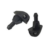 2pcs Replacement Wiper Water Sprayer Nozzle Car Front Windshield Washer Nozzle Auto Part Easy Installation Front Windshield Dirt Removal
