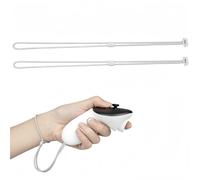 2Pcs Replacement Wrist Straps for Meta Quest 3S Controller,Controller Strap,Controllers Lanyards,Durable & Adjustable Controllers Hand Straps,White Replacement Wrist Straps,Adjustable Hand Straps