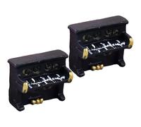 2pcs Resin Home Appliance Miniature Models Decorations Ornaments For Bookshelf Desktop Dollhouses Furniture Accessories Small Desk Decors Appliances