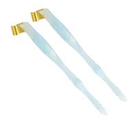 2Pcs Resin Oblique Dip Pen Holder with Adjustable Metal Flange for Handwriting Practice Drawing Sketching Illustrations Smooth Writing