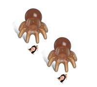 2pcs Resin Octopus Scalp Massager Comb Eight-Claw Portable Tool