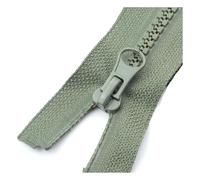 2pcs Resin Zipper, Size 5# 40-80cm Open-End with Auto-Lock, for Suit Sewing,Green,40cm