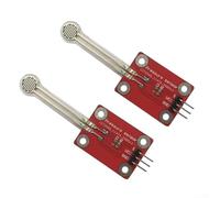 2Pcs Resistive Thin Film Pressure Sensor Module, DC 3.3-5V Nano-pressure-sensitive Waterproof Flexible Connectors For Sensor Expansion Board Or Pin Header(White)