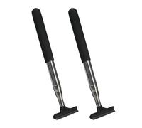 2pcs Retractable Car Wing Mirror Squeegee, Adjustable 22-98cm Car Rearview Mirror Wiper Tool with Soft Silicone Scraper, Anti-Scratch ABS & Stainless Steel Body for Car Windows Windscreen, Household C