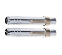 2Pcs Retractable Metal Chalk Pen Extender Ergonomic Grip Dustless Chalk Holder Pencil Lengthener for Teachers Students Metal Owner