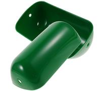 2pcs Retro Green Plastic Bankers Lamp Shade for Desk and Reading Lamps | PP Plastic Build, Heat-resistant Finish, Eye Comfort Lighting, Study Room and Bedside Use