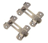 2pcs Retro Stainless Steel Barn Door Lock for Sliding Doors, M5 Screw
