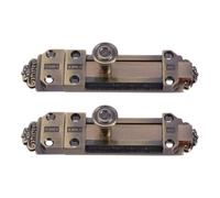 2pcs Retro Vintage Slide Door Bolt Latch Lock for Gate Door Window
