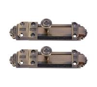 2pcs Retro Zinc Alloy Door Latch Lock with Strong Bounce for Bathroom