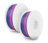 2Pcs Reusable 3D Printer Filament Spool for AMS System, Empty Filament Reel Holder Compatible with P1S P1P A1 Mini X1C X1, Detachable 1kg Spool Storage for PLA PETG TPU ABS, 200mm Diameter(White)