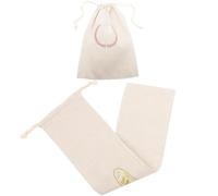 2pcs Reusable Drawstring Bread Bag for Fresh Pastries in Bakeries