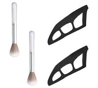 2PCS Reusable Eyeshadow Stencil Kit, Professional Eye Makeup Guide Tool for Beginners & Pros, Eyeliner & Eyeshadow Aid for Perfect Symmetrical Looks