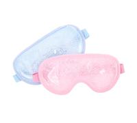 2Pcs Reusable Gel Eye Mask Hot Cold Compress for Dark Circles and Puffiness Relief Cooling Therapy for Stress Eye Bags and Dry Eyes Spa Experience