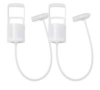 2PCS Reusable Manual Nasal Aspirator, Strong Suction Manual Nose Cleaner, Safe Gentle Hand Nasal Pump Suction for Kids Children Girls Boys for Mucus and Congestion Relief