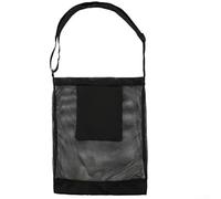 2pcs Reusable Mesh Fruit Picking Bags with Comfortable Adjustable Straps for Orchard and Garden Harvesting Efficient Harvest Storage Sack (Black)