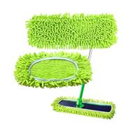 2PCS Reusable Microfiber Mop Pads Compatible with Swiffer XL,X-Large Reusable Dry Sweeping Cloths for Swiffer,XL Wet Pads Refills & XL Washable Wet Mopping Cloths for Hardwood Floor/Marble Cleaning
