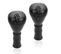 2PCS Reusable Resin Matcha Whisk, Matcha Brush, 4.53x2.17in Chasen Brush for Easy Cleaning, Stirring, and Making Green Tea(Black).