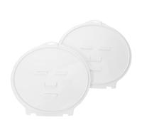 2pcs Reusable Sheet Mold for Women, Thickened ABS Shaping Tool | Home DIY Beauty Use, Ergonomic White Plate, Easy Release, Skin Types, 10x9.2 Inch Size