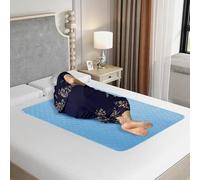 2PCS Reusable Underpads Large 86.4 x 132 cm, Upgrade Cooling Waterproof Bed Pads with Fast Absorbent, Washable Bed Pad Protector for Incontinence Puppy