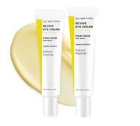 2PCS Revive Eye Cream For Face And Neck,Revive Eye Cream,Retinol Eye Creams Anti Aging With Retinol Peptide,Reduces Wrinkles Firming,Korean Eye Bag Remover