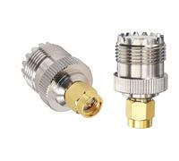 2pcs RF coaxial coax adapter SMA male to UHF female SO-239 SO239