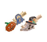 2pcs Rhinestone Hair Clip Zinc Alloy Barrette for Costume Parties | Festive Accent, Easy to Put on Take, Suits Curly or Braided Styles, Cosplayers and Most Hair Colours