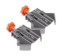 2Pcs Right Angle Splicing Clamps for Accurate Corner Joinery in Wood Projects (Open)