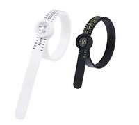 2pcs Ring Sizer with Magnified Window,US Size 1-17 and UK Size A-Z, Plastic Ring Sizer Tool, Reusable Ring Measurement Tool, Ring Measurer and Ring Sizers- Wedding Band Measurement - Home Sizing Kit