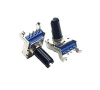 2PCS RK11 Type Single 4-Pin B10K B20K B50K B100K Electronic Organ Volume Potentiometer B103 B203 B503 B104 D Shaft Length 13MM(B20K B203)