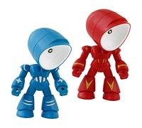 2pcs Robot LED Night Lamps Touch Control Decorative Table Lights for Bedroom Dorm Cute Rotating Nightlight Friends Smooth with Aesthetic
