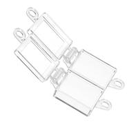 2pcs Rocker Switch Protection Cover KCD4 for Boat Panels | Flipping Design, Quick Installation, ABS Plastic, Double-Sided Adhesive Fitting, Visibility, 6x2.9x1.8cm