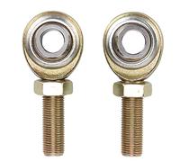 2pcs Rod Ends Heim Joint 1/2in x 1/2-20 LH Male Thread, Stainless Steel Universal Heim Linkage for Cars ATVs Motorcycles Ships and CNC Equipment