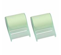 2Pcs Roll Message Memo Sticky Note Tape, Adhesive Roll Sticky Notes with Dispensers Multi Color Journaling Supplies Funny Notes for Office School Student Supply (Green Sticky Notes with Holders)