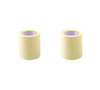 2Pcs Roll Message Memo Sticky Note Tape, Adhesive Roll Sticky Notes with Dispensers Multi Color Journaling Supplies Funny Notes for Office School Student Supply (Yellow Roll Sticky Notes)