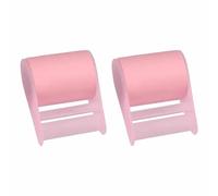 2Pcs Roll Message Memo Sticky Note Tape, Adhesive Roll Sticky Notes with Dispensers Multi Color Journaling Supplies Funny Notes for Office School Student Supply (Pink Sticky Notes with Holders)