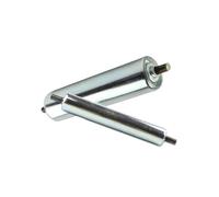 2pcs Roller Conveyor Diameter 25/38/50/60 Total Length 100-1250mm Non-powered Roller Conveyor Line Rollers Accessories(D-25 Axis d-M8,400x450)