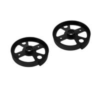 2pcs Rolling Door Pulley Replacement for Garage Doors, Quiet Metal | Nylon Bearing Wheel, Black Finish, Spring Box and Winder Box Use, for Repair Shops