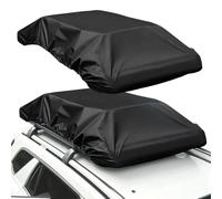 2Pcs Roof Box Cover, 230X145cm Waterproof Car Luggage Rack Cover with Storage bag, Waterproof Dustproof UV Resistant, 210D Oxford Waterproofs Dustproof Car Rack Covers for Most Vehicle Top Racks Model