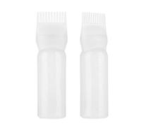 2PCS Root Comb Applicator Bottle | Hair Oil Applicator Bottle | with Scale Hairs Dye Brush Bottles | Portable, Lightweight and Multifunctional | for Indoor Use and Long Hair