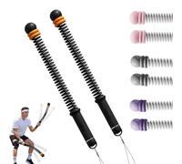 2pcs Ropeless Battle Ropes with Adjustable Weights, Portable Cordless Battle Ropes, Silent Home Workout Equipment for Full Body Toning, Fat Burning & Cardio, Gifts for Gym Lovers (Black)