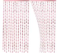 2pcs Rose Gold Hen Party Decoration, Hen Do Decorations, 100 * 200cm Hen Party Decorations, Tinsel Curtain, Tinsel Curtains, Rose Gold Foil Curtain, for Wedding Decorations, Birthday Party Backdrop
