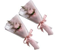 2pcs Rose Soap Flower Bouquet Eternal Flower Bath Body Soap
